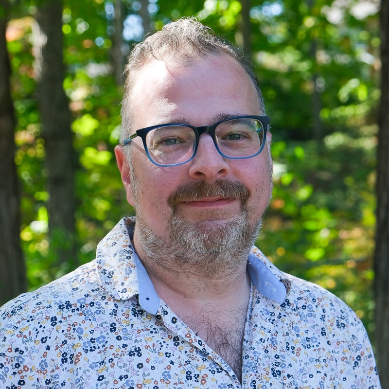 A headshot of Gabe Pollock.